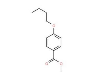 Methyl 4-n-butoxybenzoate (CAS 4906-25-6) - chemical structure image