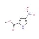 Methyl 4-nitro-1H-pyrrole-2-carboxylate (CAS 13138-74-4) - chemical structure image
