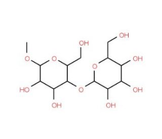 Methyl 4-O-(a-D-galactopyranosyl)-a-D-galactopyranoside (CAS 67145-39-5) - chemical structure image