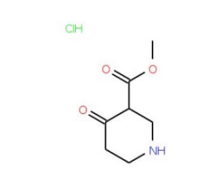Methyl 4-oxo-3-piperidinecarboxylate hydrochloride (CAS 71486-53-8) - chemical structure image