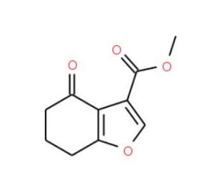 Methyl 4-oxo-4,5,6,7-tetrahydrobenzo[b]furan-3-carboxylate (CAS 82584-78-9) - chemical structure image