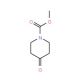 methyl 4-oxopiperidine-1-carboxylate (CAS 29976-54-3) - chemical structure image
