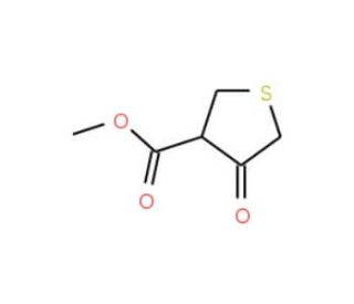 Methyl 4-oxotetrahydrothiophene-3-carboxylate (CAS 2689-68-1) - chemical structure image