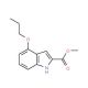 Methyl 4-propoxy-1H-indole-2-carboxylate - chemical structure image
