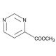 methyl 4-Pyrimidine Carboxylate (CAS 2450-08-0) - chemical structure image