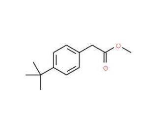 Methyl 4-tert-butylphenylacetate (CAS 3549-23-3) - chemical structure image