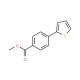 Methyl 4-thiophen-2-ylbenzoate (CAS 17595-86-7) - chemical structure image