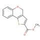 Methyl 4H-[1]-benzopyrano[4,3-b]thiophene-2-carboxylate (CAS 126522-01-8) - chemical structure image
