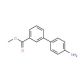 Methyl 4′-aminobiphenyl-3-carboxylate (CAS 400747-22-0) - chemical structure image
