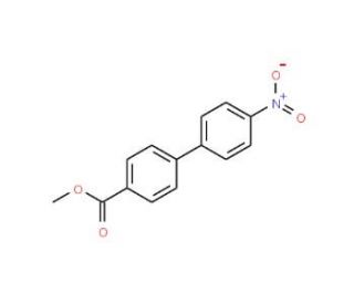Methyl 4&prime;-nitro[1,1&prime;-biphenyl]-4-carboxylate (CAS 5730-75-6) - chemical structure image