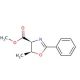 Methyl (4S,5S)-dihydro-5-methyl-2-phenyl-4-oxazolecarboxylate (CAS 82659-84-5) - chemical structure image