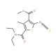 Methyl 5-[(diethylamino)carbonyl]-2-isothiocyanato-4-methylthiophene-3-carboxylate - chemical structure image