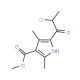 methyl 5-(2-chloropropanoyl)-2,4-dimethyl-1H-pyrrole-3-carboxylate - chemical structure image