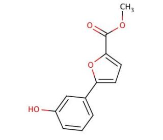 Methyl 5-(3-hydroxyphenyl)furan-2-carboxylate (CAS 834884-73-0) - chemical structure image