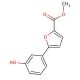 Methyl 5-(3-hydroxyphenyl)furan-2-carboxylate (CAS 834884-73-0) - chemical structure image
