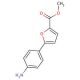Methyl 5-(4-aminophenyl)furan-2-carboxylate (CAS 52939-06-7) - chemical structure image