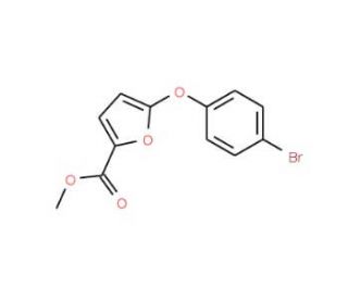 Methyl 5-(4-bromophenoxy)-2-furoate - chemical structure image