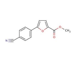 Methyl 5-(4-cyanophenyl)furan-2-carboxylate (CAS 834884-75-2) - chemical structure image
