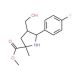 Methyl 5-(4-fluorophenyl)-4-(hydroxymethyl)-2-methylpyrrolidine-2-carboxylate - chemical structure image