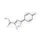 Methyl 5-(4-hydroxyphenyl)isoxazole-3-carboxylate - chemical structure image