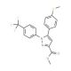 Methyl 5-(4-methylsulfanylphenyl)-1-(4-trifluoromethyl-phenyl)-1H-pyrazole-3-carboxylate (CAS 641639-55-6) - chemical structu