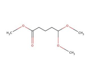 Methyl 5,5-dimethoxyvalerate (CAS 23068-91-9) - chemical structure image
