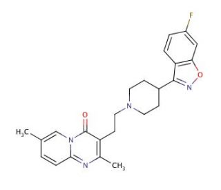 Methyl 5,6,7,8-Tetradehydro Risperidone (CAS 106266-08-4) - chemical structure image