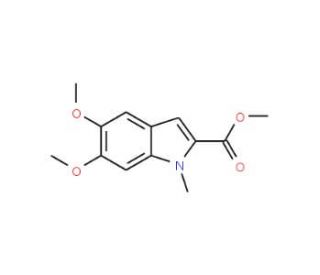 Methyl 5,6-dimethoxy-1-methyl-1H-indole-2-carboxylate - chemical structure image