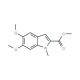 Methyl 5,6-dimethoxy-1-methyl-1H-indole-2-carboxylate - chemical structure image