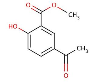 Methyl 5-acetylsalicylate (CAS 16475-90-4) - chemical structure image