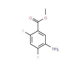 methyl 5-amino-2,4-difluorobenzoate - chemical structure image