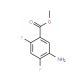 methyl 5-amino-2,4-difluorobenzoate - chemical structure image