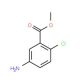 methyl 5-amino-2-chlorobenzoate (CAS 42122-75-8) - chemical structure image