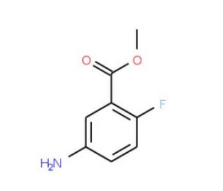 Methyl 5-amino-2-fluorobenzoate (CAS 56741-34-5) - chemical structure image