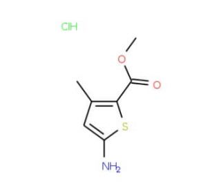 methyl 5-amino-3-methylthiophene-2-carboxylate hydrochloride - chemical structure image