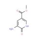methyl 5-amino-6-oxo-1,6-dihydropyridine-3-carboxylate - chemical structure image