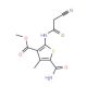 Methyl 5-(aminocarbonyl)-2-[(cyanoacetyl)amino]-4-methylthiophene-3-carboxylate - chemical structure image