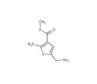 methyl 5-(aminomethyl)-2-methylfuran-3-carboxylate - chemical structure image