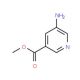 Methyl 5-aminopyridine-3-carboxylate (CAS 36052-25-2) - chemical structure image