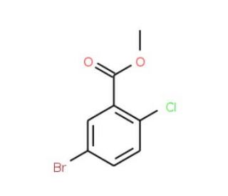 Methyl 5-bromo-2-chlorobenzoate (CAS 251085-87-7) - chemical structure image