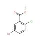 Methyl 5-bromo-2-chlorobenzoate (CAS 251085-87-7) - chemical structure image