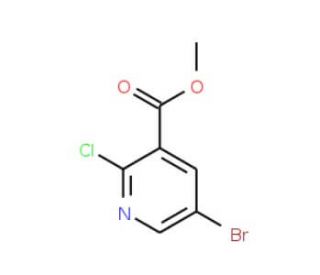 Methyl 5-bromo-2-chloropyridine-3-carboxylate (CAS 78686-79-0) - chemical structure image