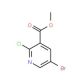Methyl 5-bromo-2-chloropyridine-3-carboxylate (CAS 78686-79-0) - chemical structure image