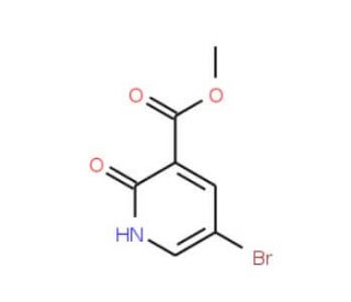 Methyl 5-bromo-2-hydroxynicotinate (CAS 120034-05-1) - chemical structure image