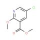 Methyl 5-chloro-2-methoxynicotinate (CAS 82060-51-3) - chemical structure image
