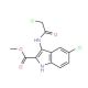 Methyl 5-chloro-3-[(chloroacetyl)amino]-1H-indole-2-carboxylate - chemical structure image