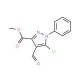 Methyl 5-chloro-4-formyl-1-phenyl-1H-pyrazole-3-carboxylate - chemical structure image