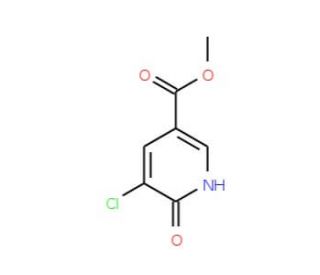 Methyl 5-chloro-6-oxo-1,6-dihydro-3-pyridinecarboxylate - chemical structure image