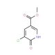 Methyl 5-chloro-6-oxo-1,6-dihydro-3-pyridinecarboxylate - chemical structure image