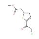 methyl [5-(chloroacetyl)thien-2-yl]acetate - chemical structure image